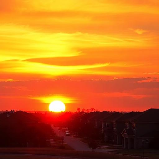 Texas sunset lifestyle