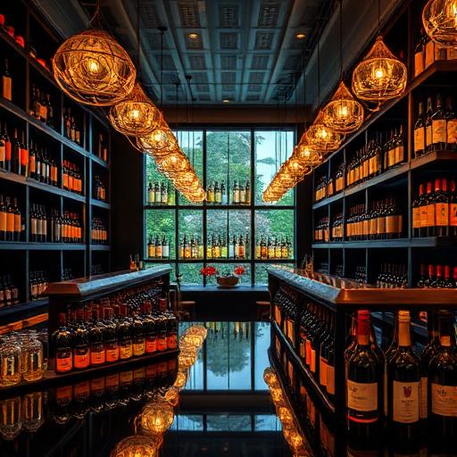 Wine bar and dining scene in Frisco