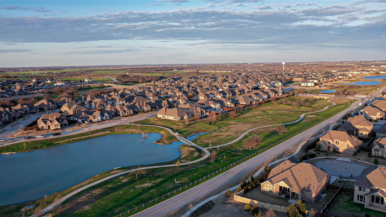 Windsong Ranch community aerial view